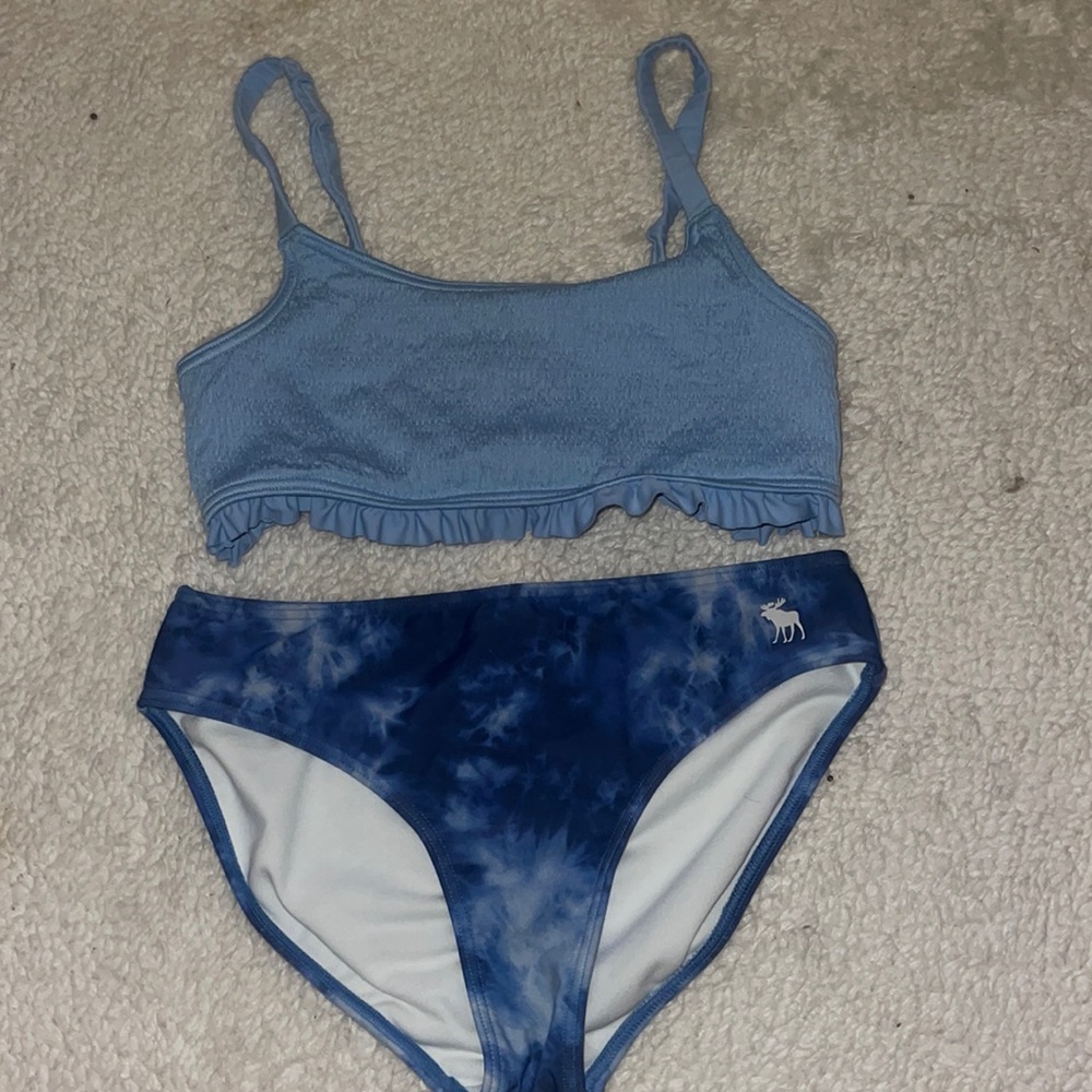 Abercrombie kids, two-piece, bikini blue